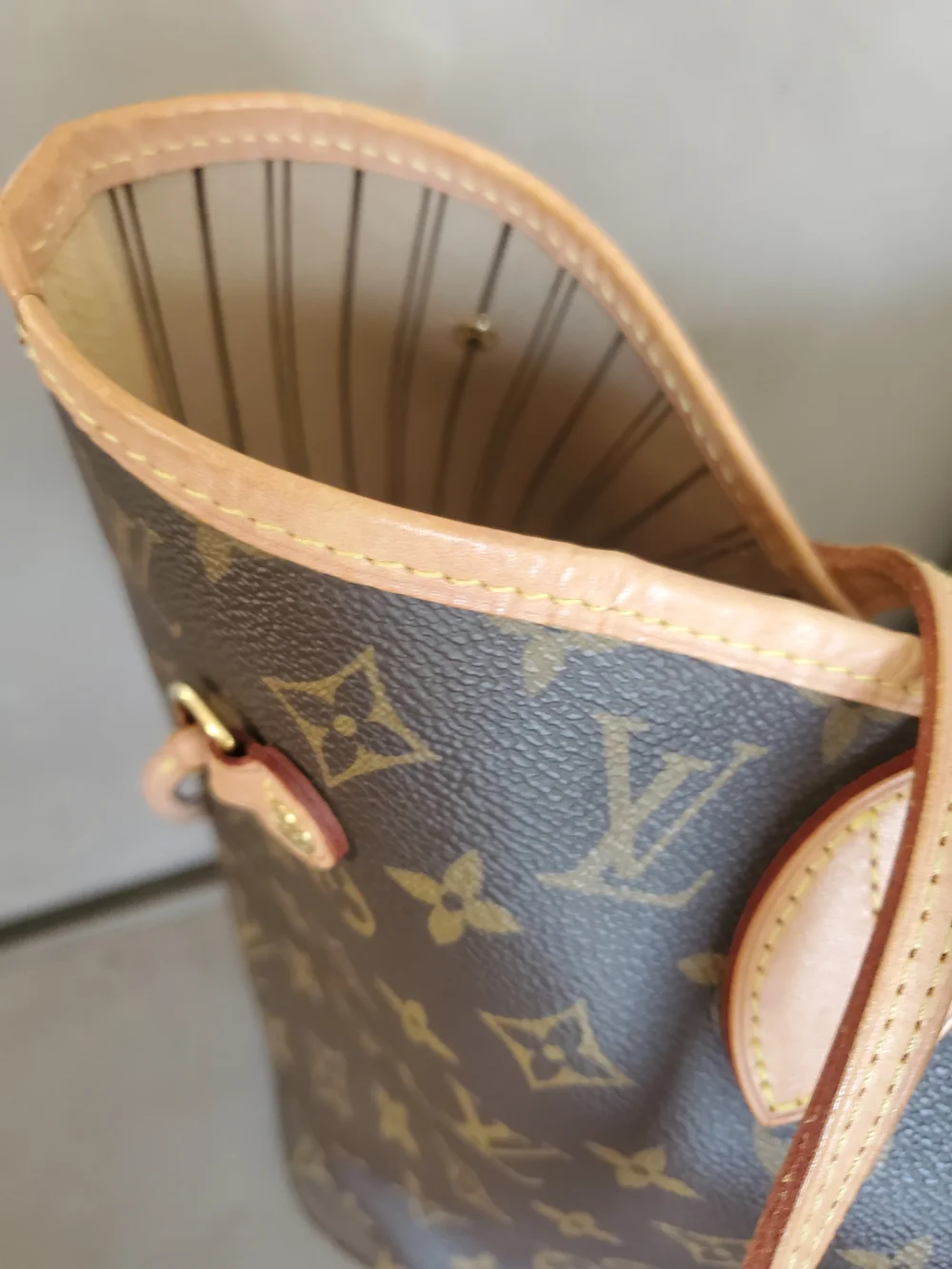 Louis Vuitton Monogram Canvas Brown Tote Bag